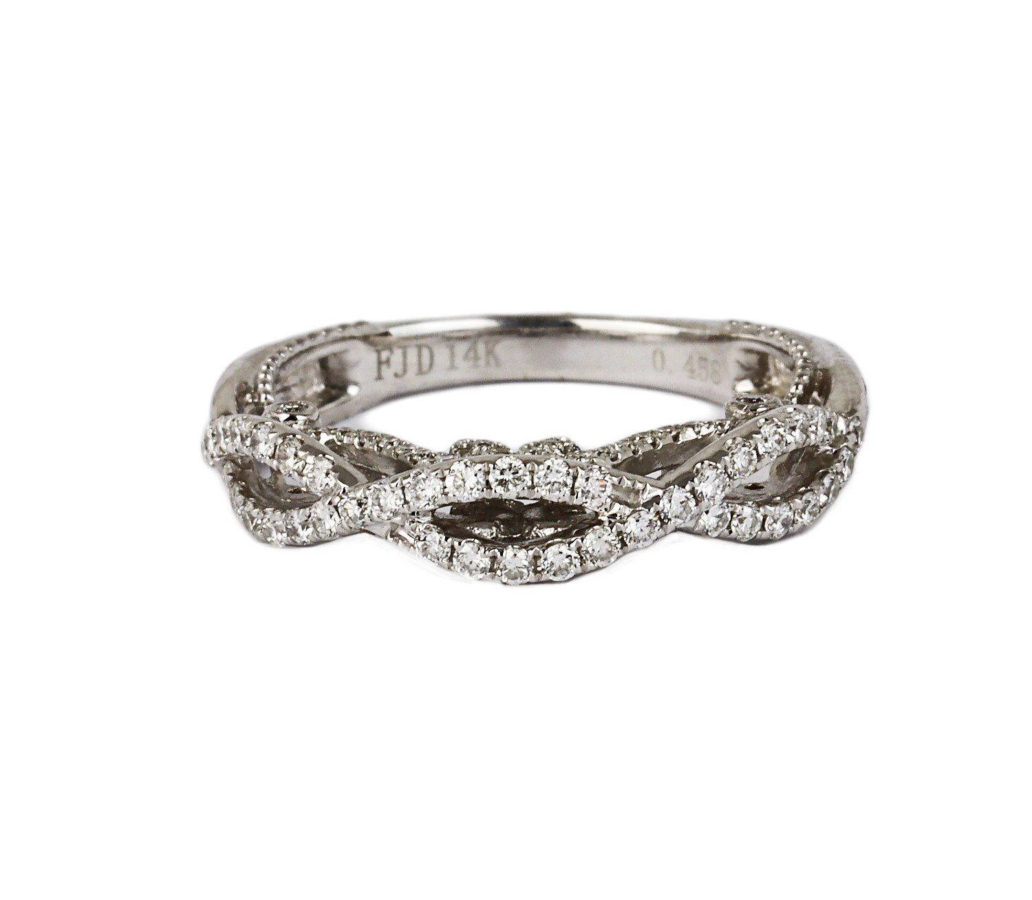 Gallery image of this Fischer Women’s 14k White Gold Diamond Ring Size 6