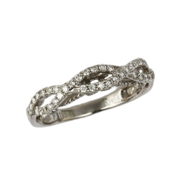 Featured image of this Fischer Women’s 14k White Gold Diamond Ring Size 6