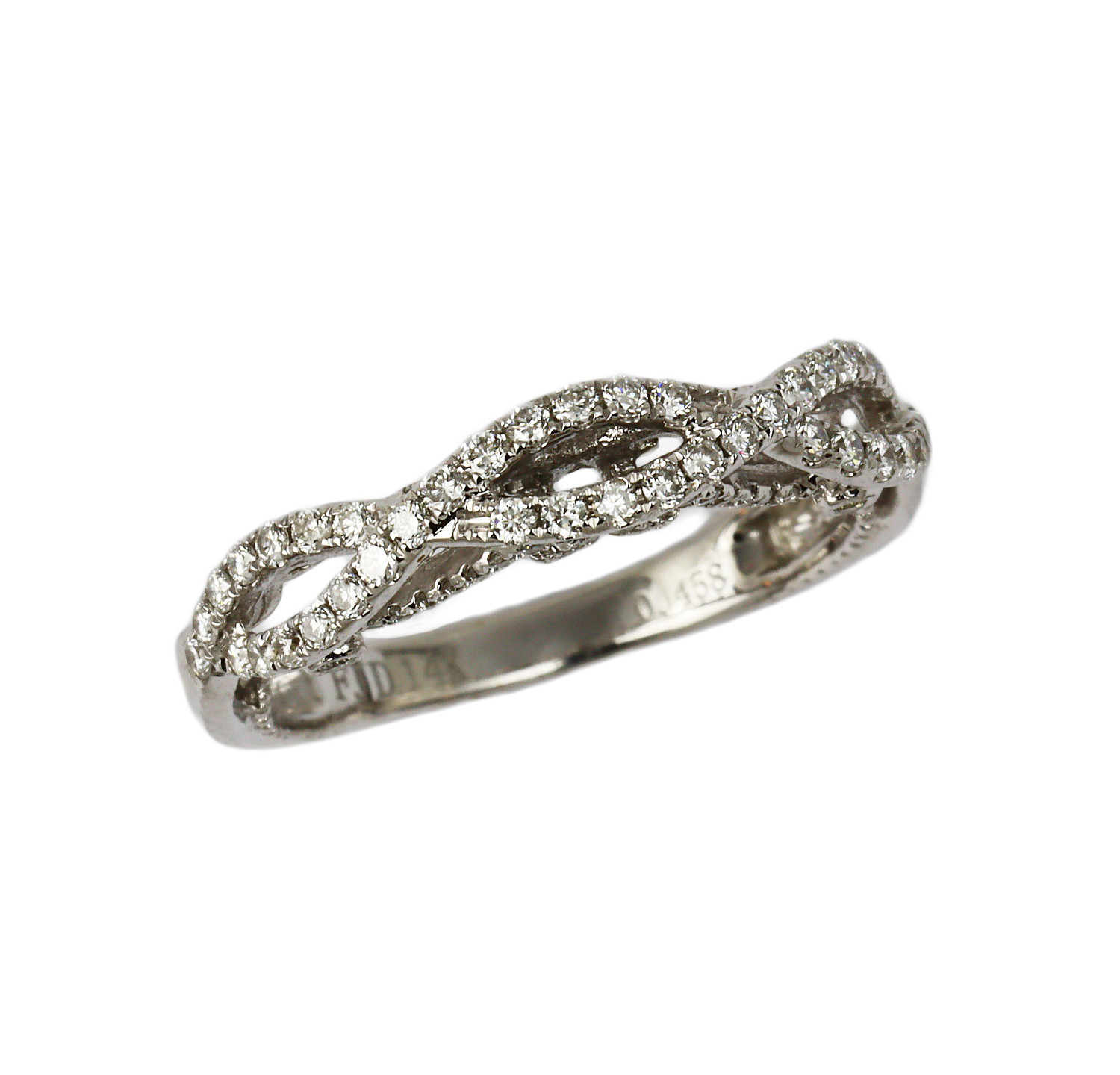 Featured image of this Fischer Women’s 14k White Gold Diamond Ring Size 6