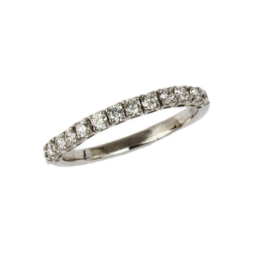 Featured image of this Women’s 14k White Gold Diamond Flex Ring Size 6.5