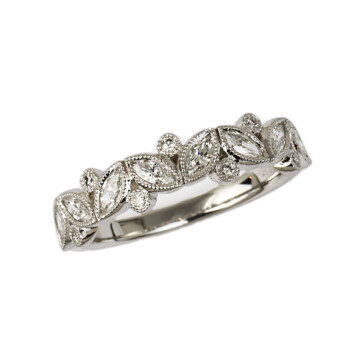 Featured image of this Fischer Women’s 14k White Gold Diamond Ring Size 6