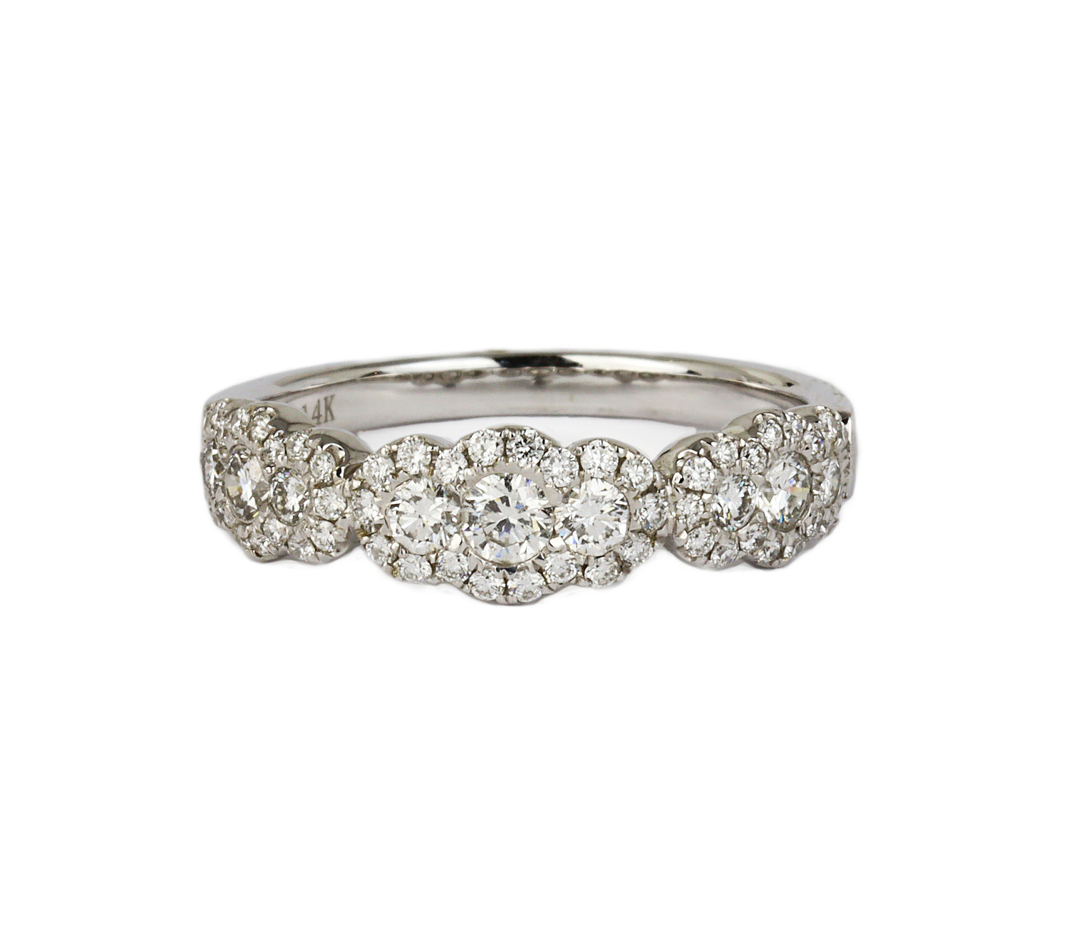 Gallery image of this Fischer Women’s 14k White Gold Diamond Ring Size 6.75