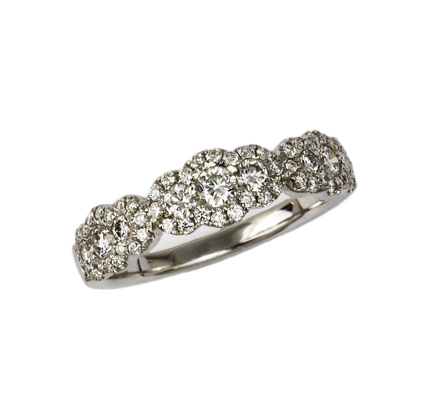 Featured image of this Fischer Women’s 14k White Gold Diamond Ring Size 6.75