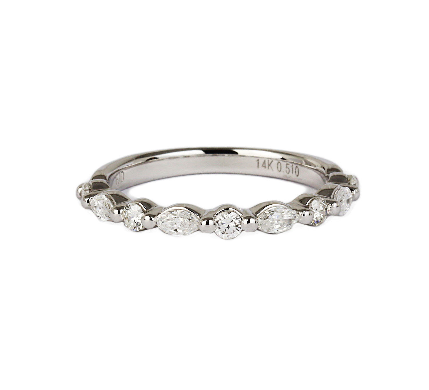 Gallery image of this Fischer Women’s 14k White Gold Diamond Ring Size 7