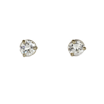 Featured image of this Women’s 14k White Gold Diamond Stud Earrings