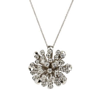 Featured image of this Women’s 14k White Gold Diamond Necklace