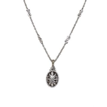 Featured image of this Women’s 14k White Gold Diamond Necklace