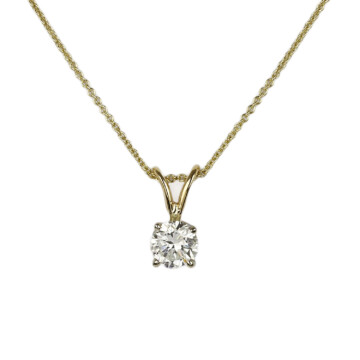 Featured image of this Women’s 14k Yellow Gold Diamond Necklace