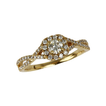 Featured image of this Fischer Women’s 14k Yellow Gold Diamond Bridal Ring Size 7