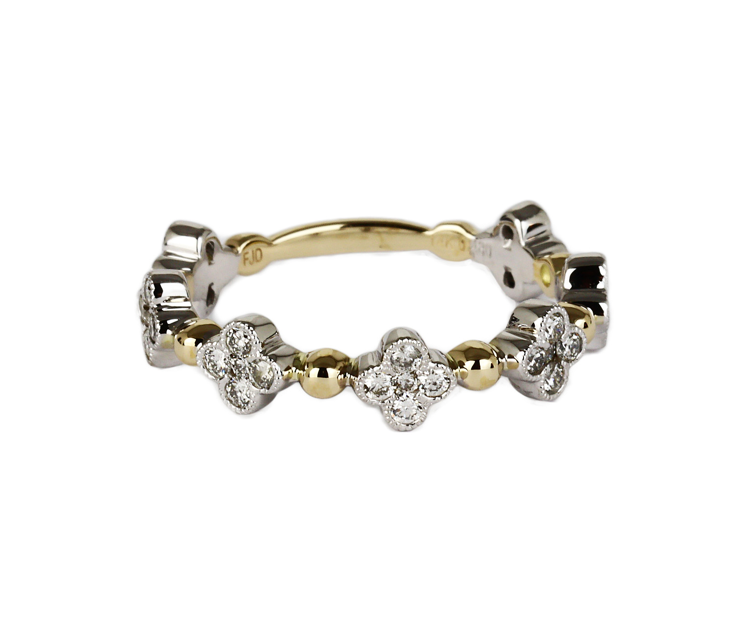 Gallery image of this Fischer Women’s 14k Yellow & White Gold Diamond Ring Size 7