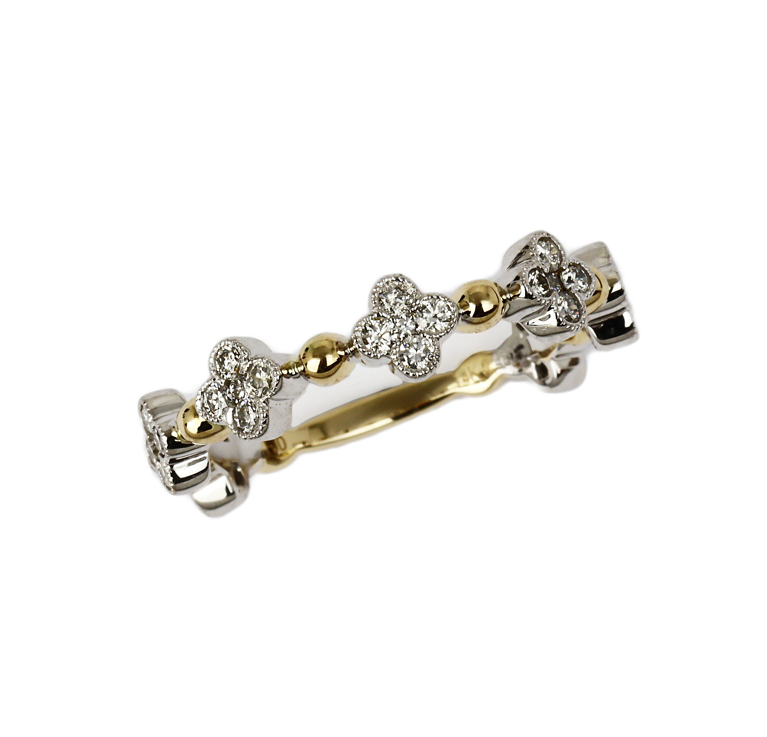Featured image of this Fischer Women’s 14k Yellow & White Gold Diamond Ring Size 7
