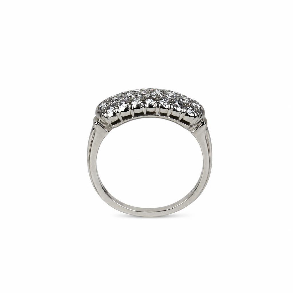 Gallery image of this Women’s Vintage Platinum Diamond Ring Size 6.25
