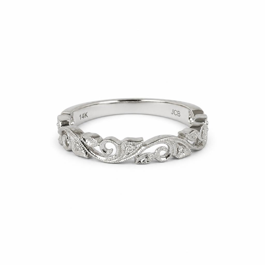 Gallery image of this Women’s 14k White Gold Diamond Ring Size 6.5