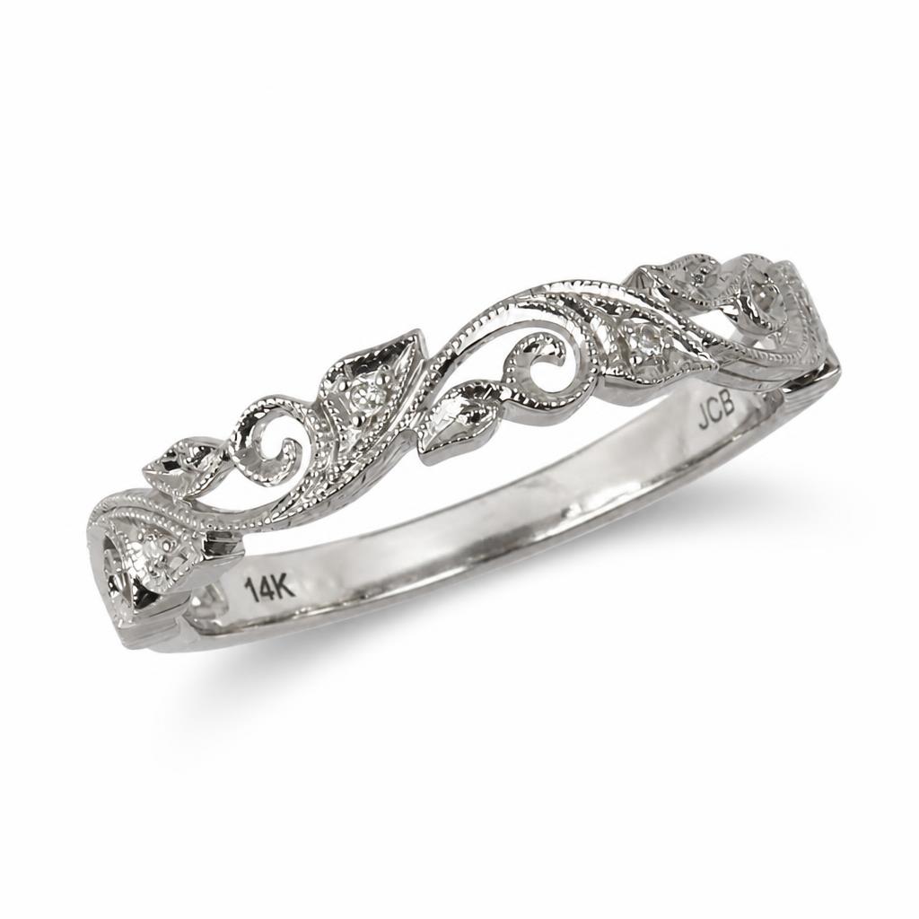 Featured image of this Women’s 14k White Gold Diamond Ring Size 6.5