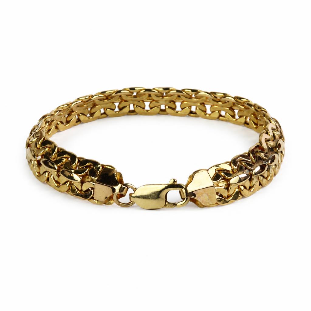 Gallery image of this Women’s 14k Yellow Gold Fancy Link Bracelet