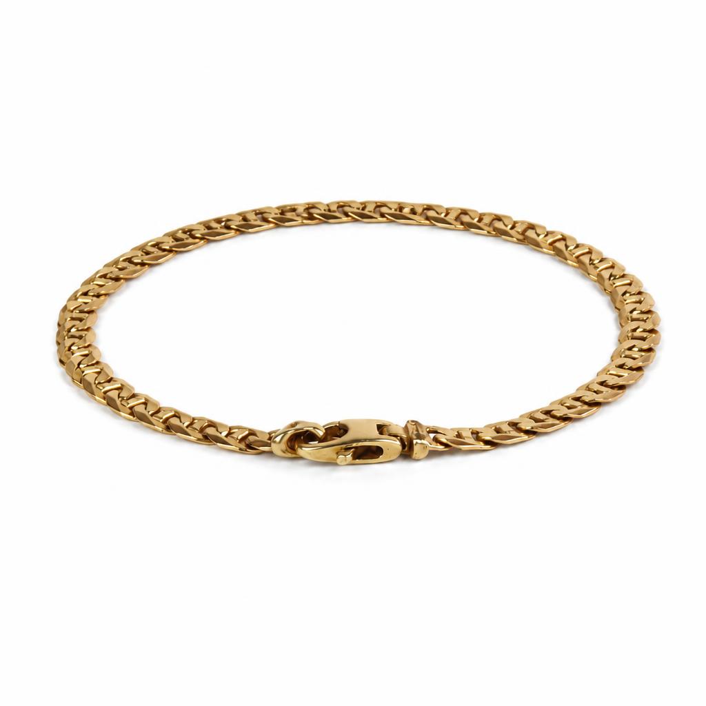 Gallery image of this Men’s 14k Yellow Gold Anchor Link Bracelet