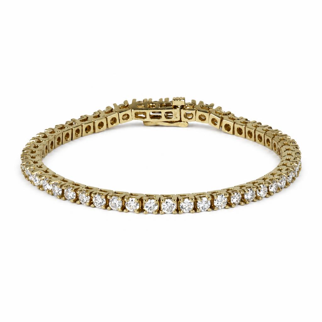 Featured image of this Women’s 14k Yellow Gold Diamond Tennis Bracelet