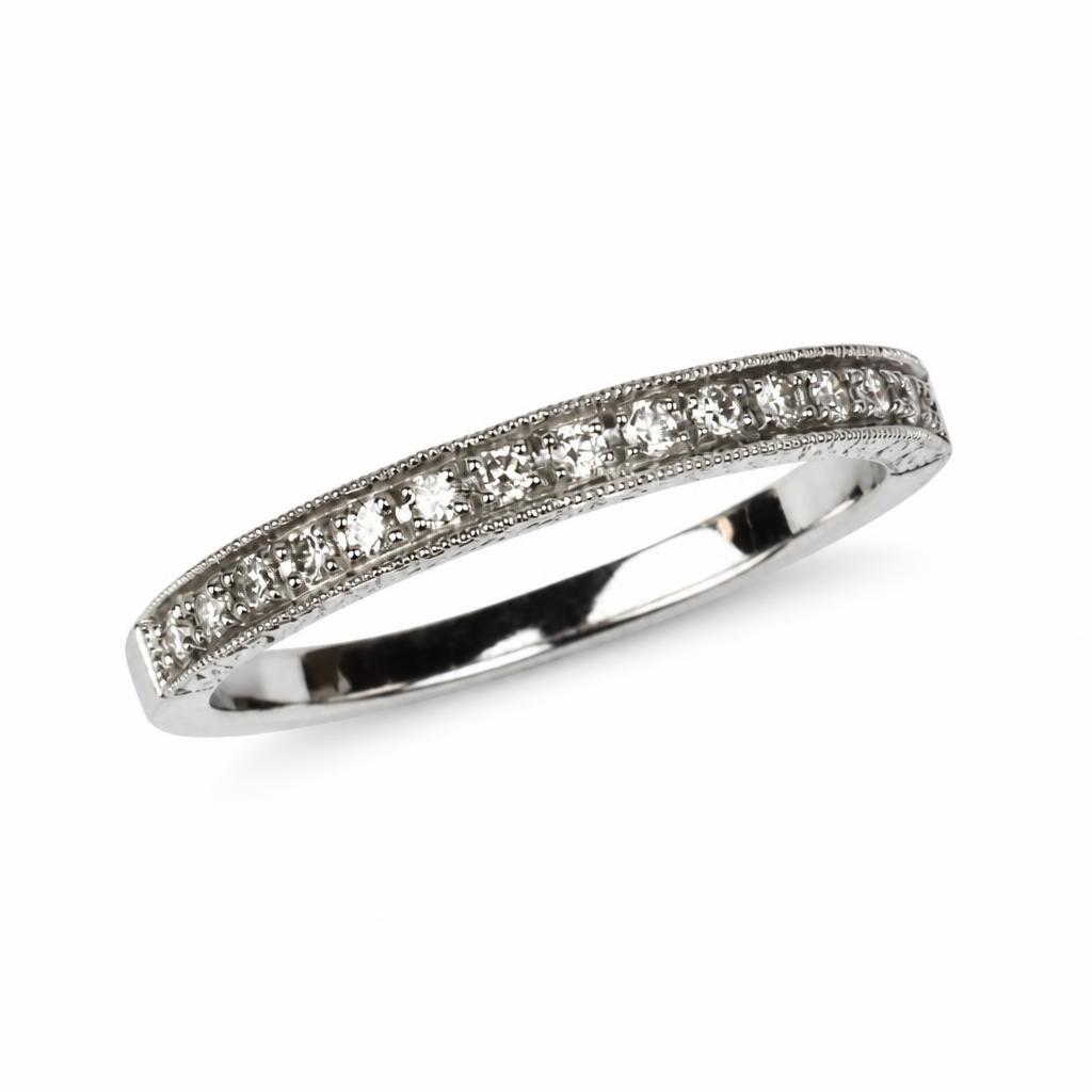 Featured image of this Women’s 14k White Gold Ring with 0.15ct TDW Diamond Size 6.5