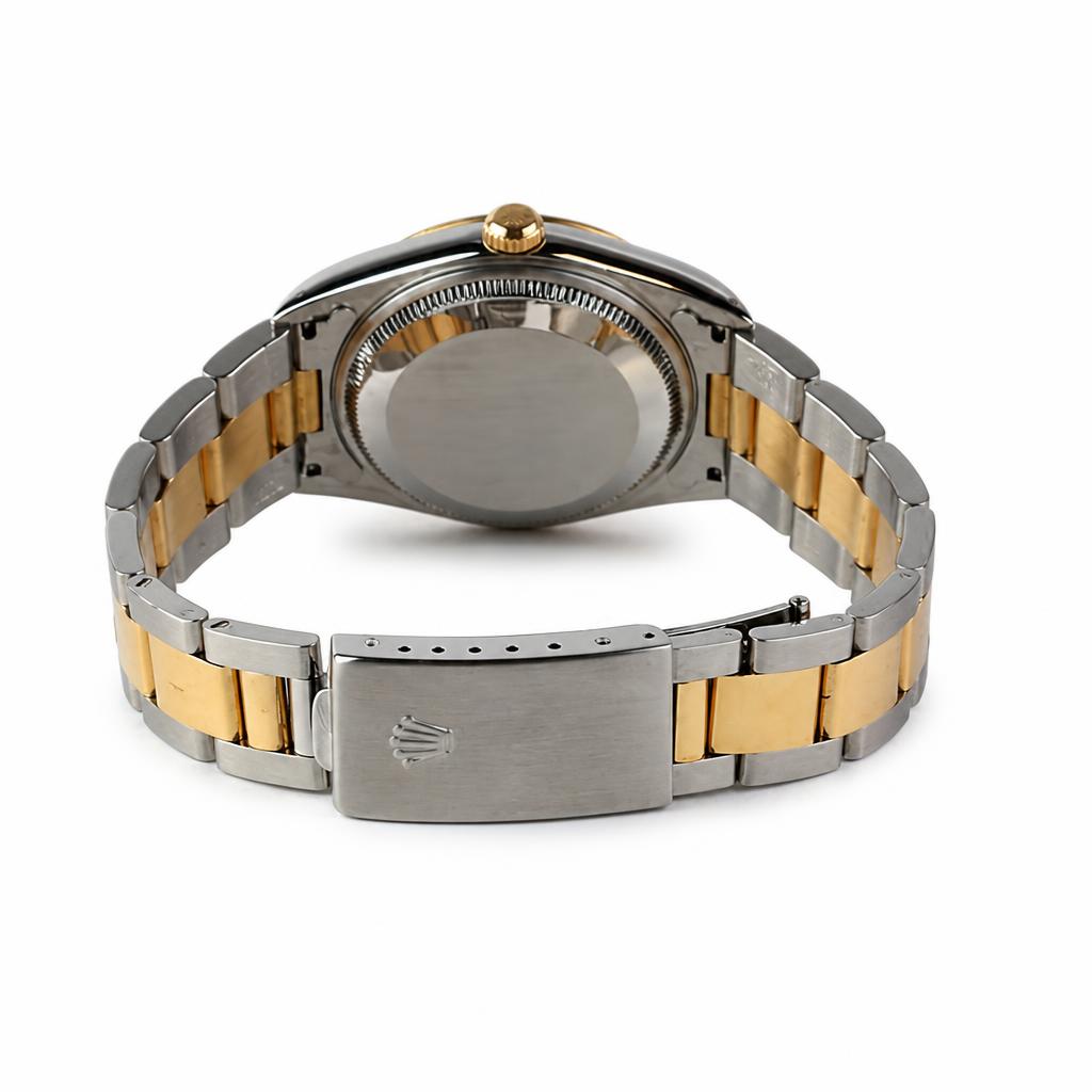 Gallery image of this 18k Yellow Gold, Stainless Steel Oyster Perpetual Rolex Wristwatch – 36mm Case