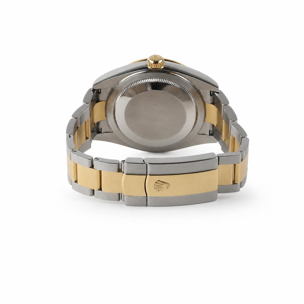 Gallery image of this 18k Yellow Gold, Stainless Steel Skydweller Rolex Wristwatch – 42mm Case