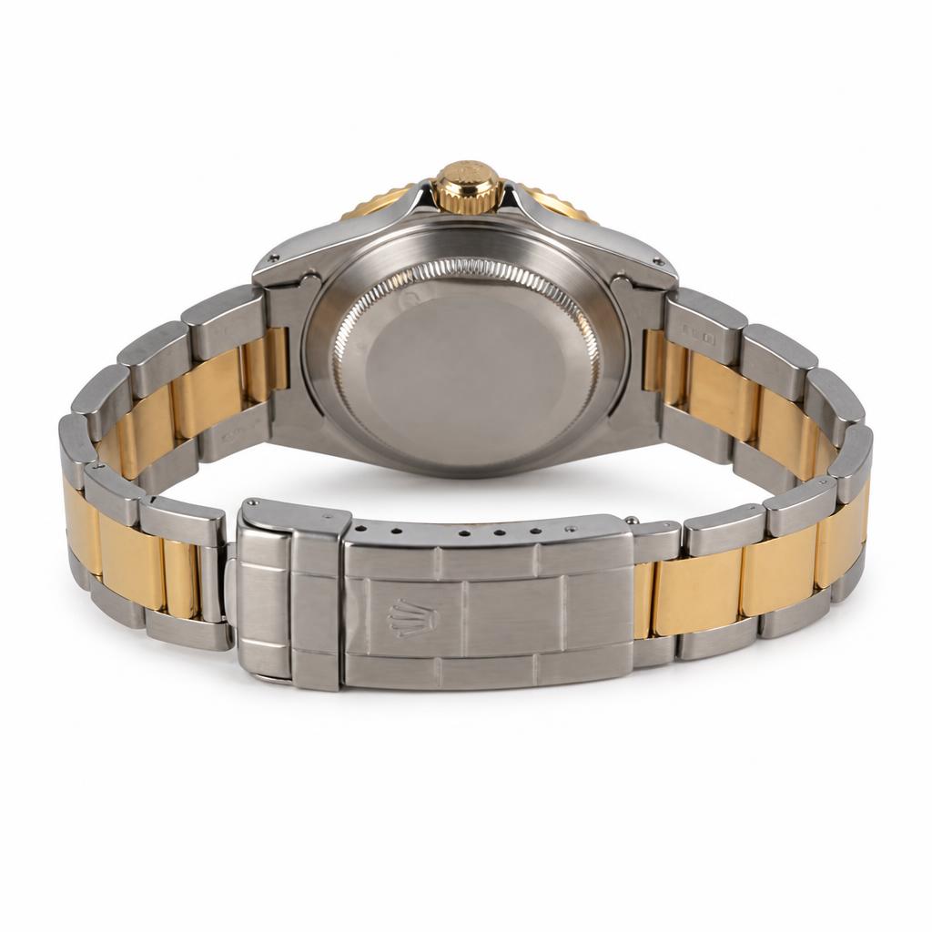 Gallery image of this 18k Yellow Gold, Stainless Steel Submariner Rolex Wristwatch – 40mm Case